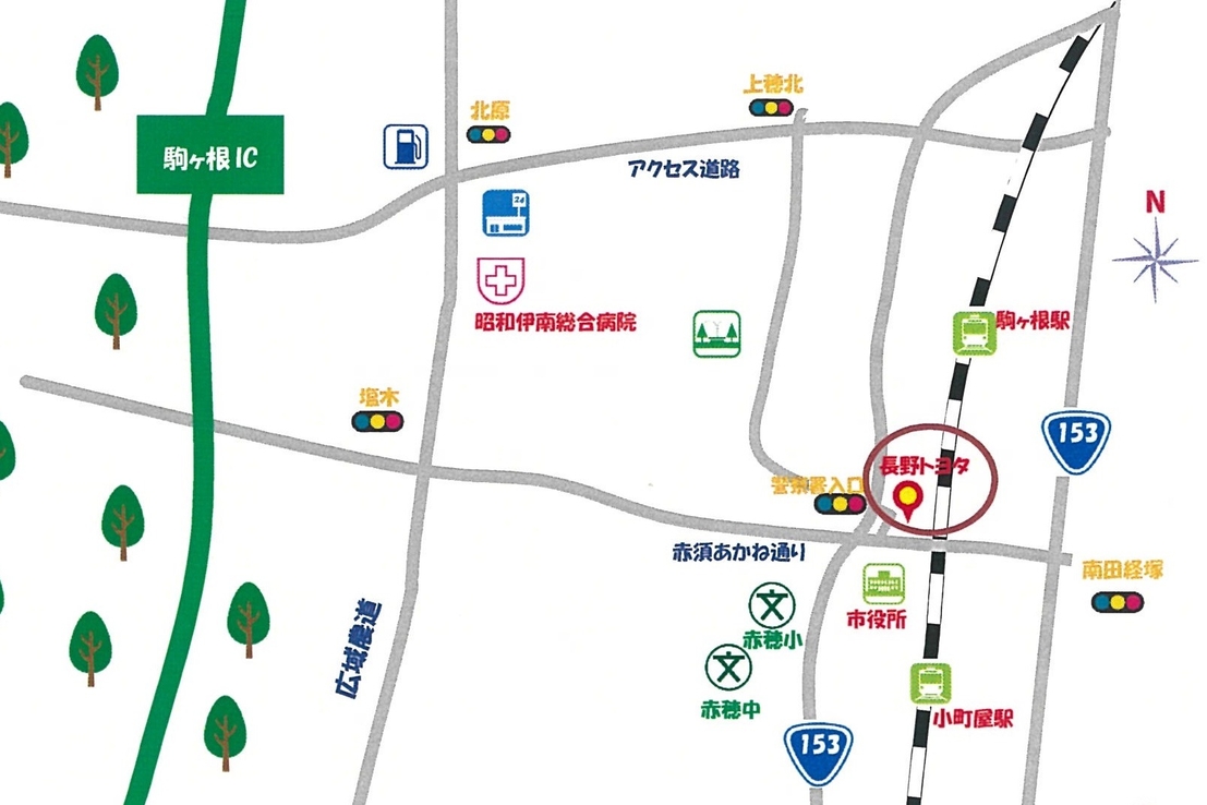 駒ヶ根Map