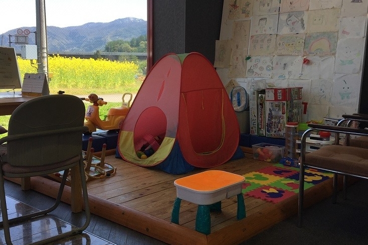 飯山トヨタ キッズコーナー